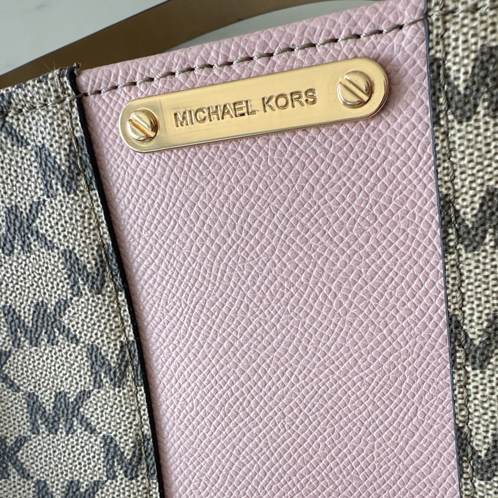 Womens Michael Kors Pink Adjustable Belt Bag Waist Bag Fanny Pack 42.5 IN, 9x5.5
